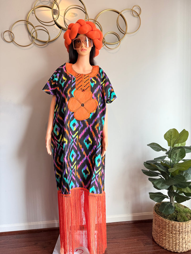 Fringe Bubu/ Turban* Bvocado