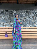 Purple rain Chiffon set