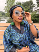 Blinged out Adire Bubu