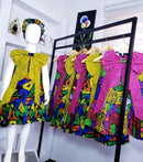 Anjola Ankara cotton dress
