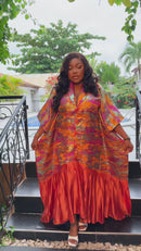 Pleated Brocade/Silk